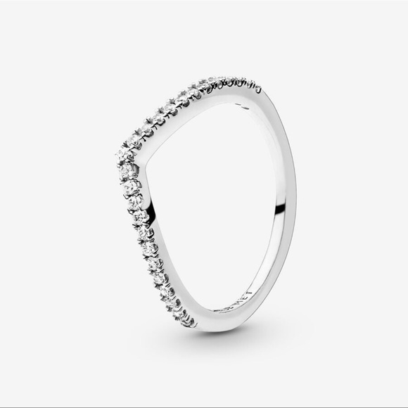 Pandora Jewelry - PANDORA Sparkling Wishbone Ring